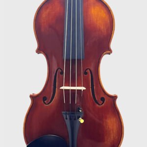Marino Guarneri Model violin, front view – handcrafted by Atelier Negri