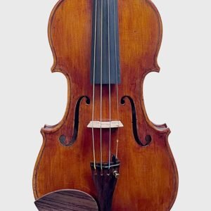 Roma Stradivari Model violin, front view – handcrafted by Atelier Negri